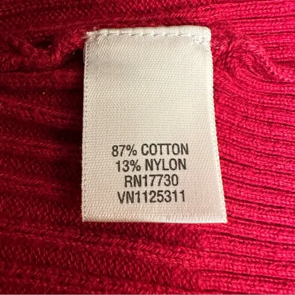 Women’s Ribbed Knit Rust Sweater Large - Picture 8 of 8